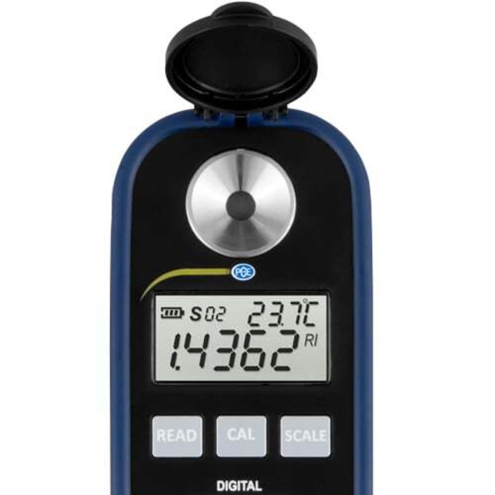 PCE Digital Refractometer — Measures Sugar Content/Specific Gravity, Handheld, Model# PCE-DRW 1